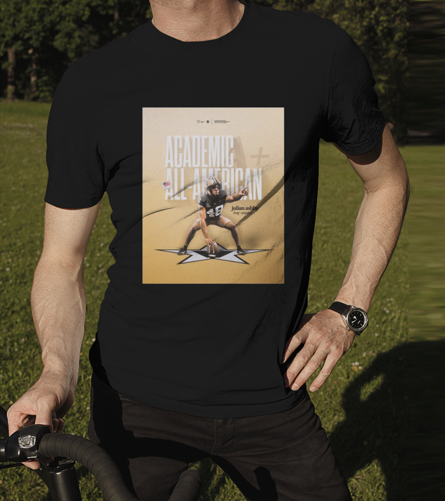 Vanderbilt Football Julian Ashby Academic All-American Long Snapper T-Shirt