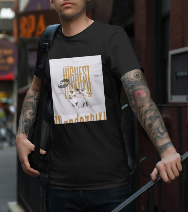 Vanderbilt PFF Top Ten Highest Graded Eli Stowers Diego Pavia T-Shirt