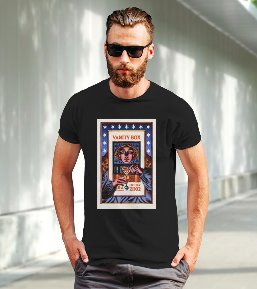 Vanity Box Vera Space Siren Friday February 21 2025 Groningen T-Shirt