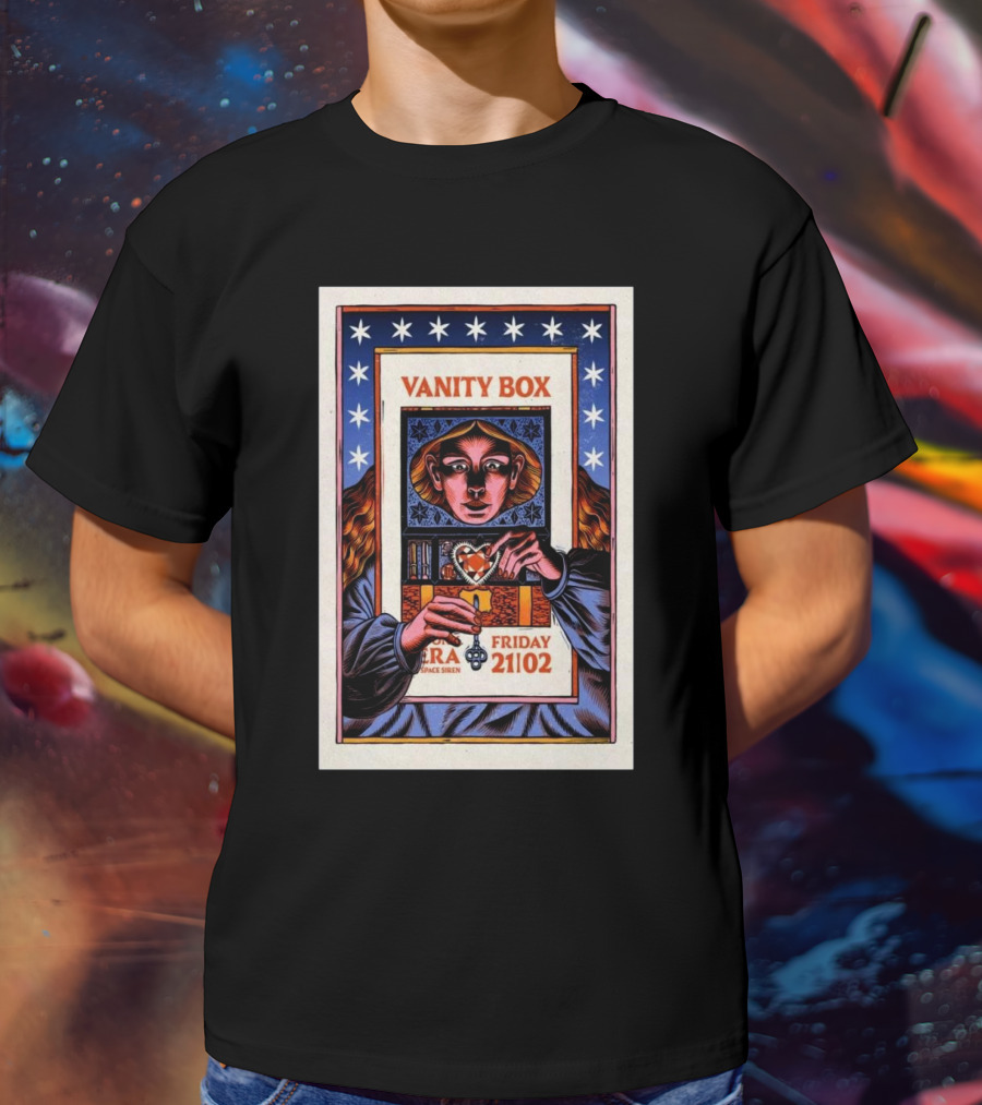 Vanity Box Vera Space Siren Friday February 21 2025 Groningen T-Shirt