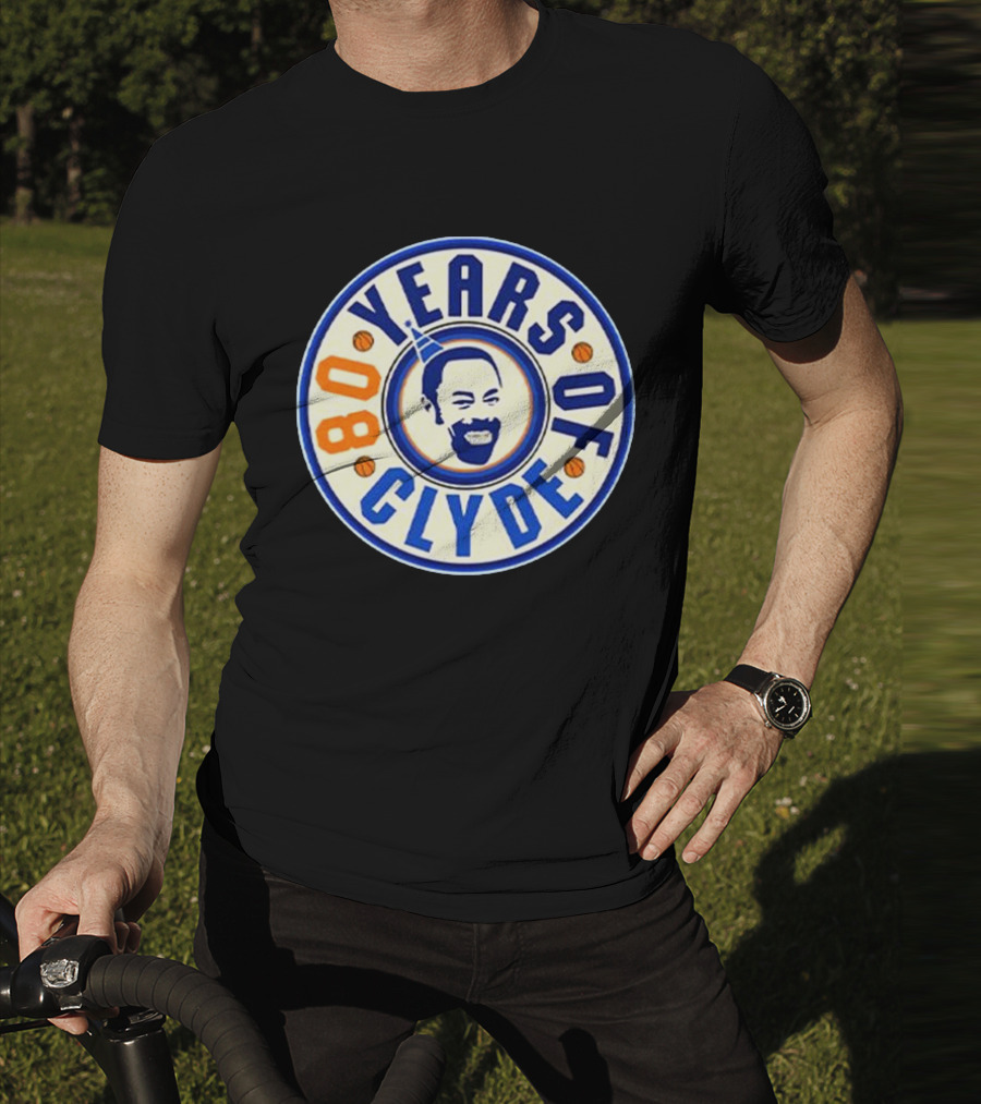 80 Years Of Clyde Walt Frazier Basketball Legacy T-Shirt