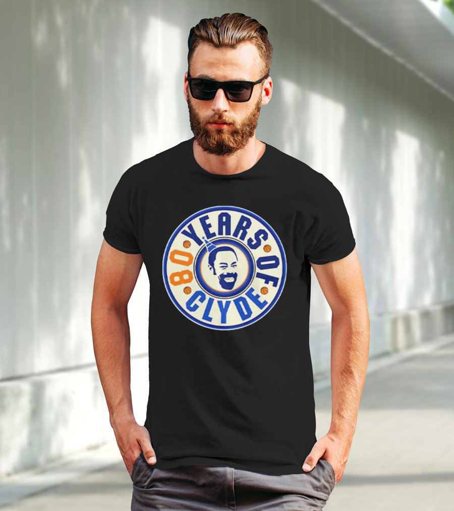80 Years Of Clyde Walt Frazier Basketball Legacy T-Shirt