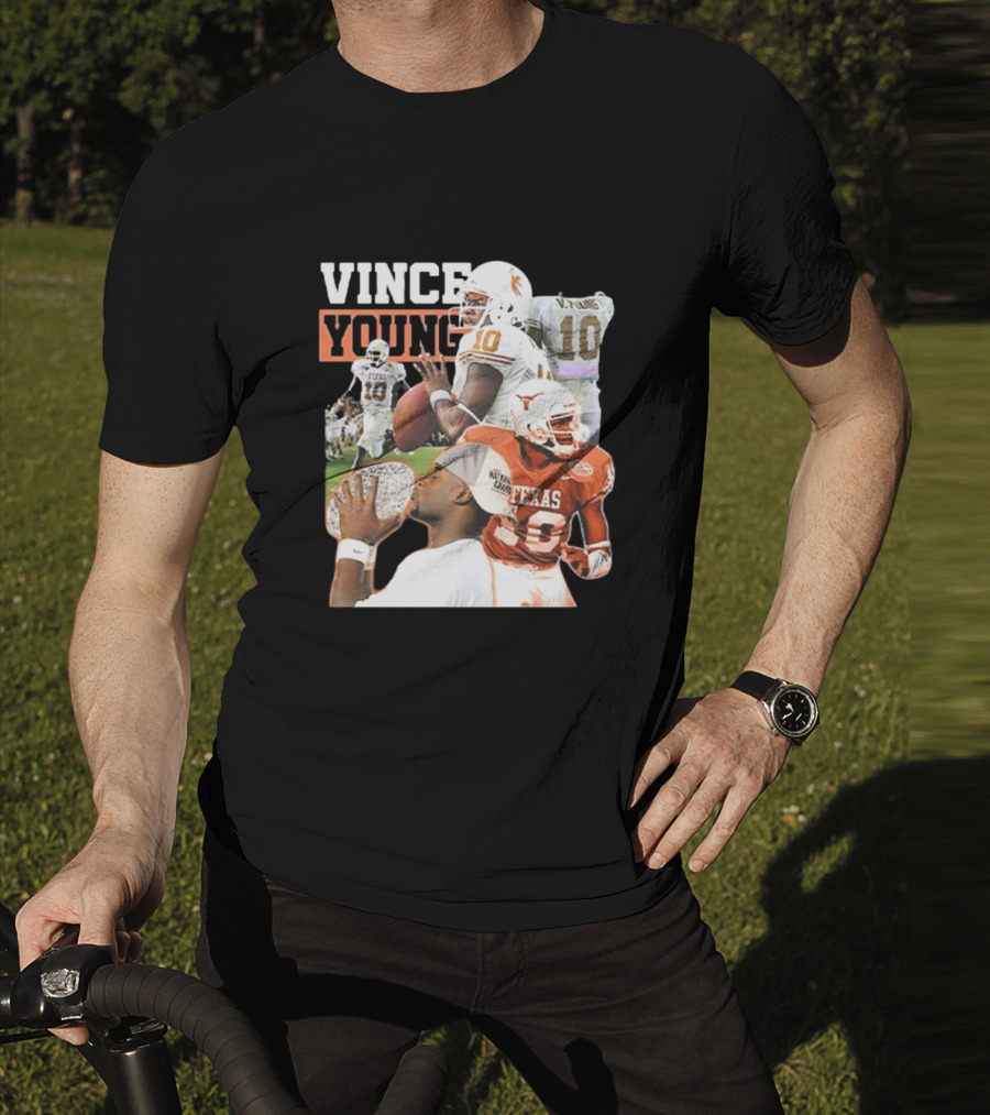 Vince Young Texas Longhorns Football Legend Number 10 T-Shirt
