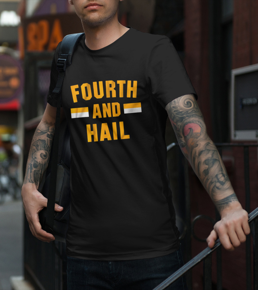 Washington Commanders Fourth And Hail NFL Football T-Shirt