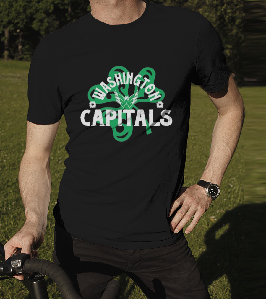 Washington Capitals St. Patrick’s Day Shamrock T-Shirt