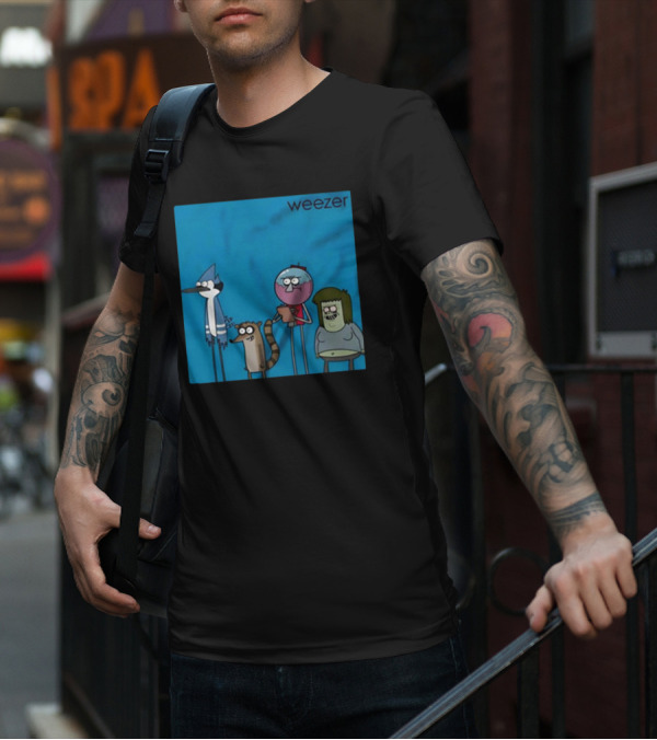 Weezer Mordecai And The Rigbys The Regular Show Vintage T-Shirt