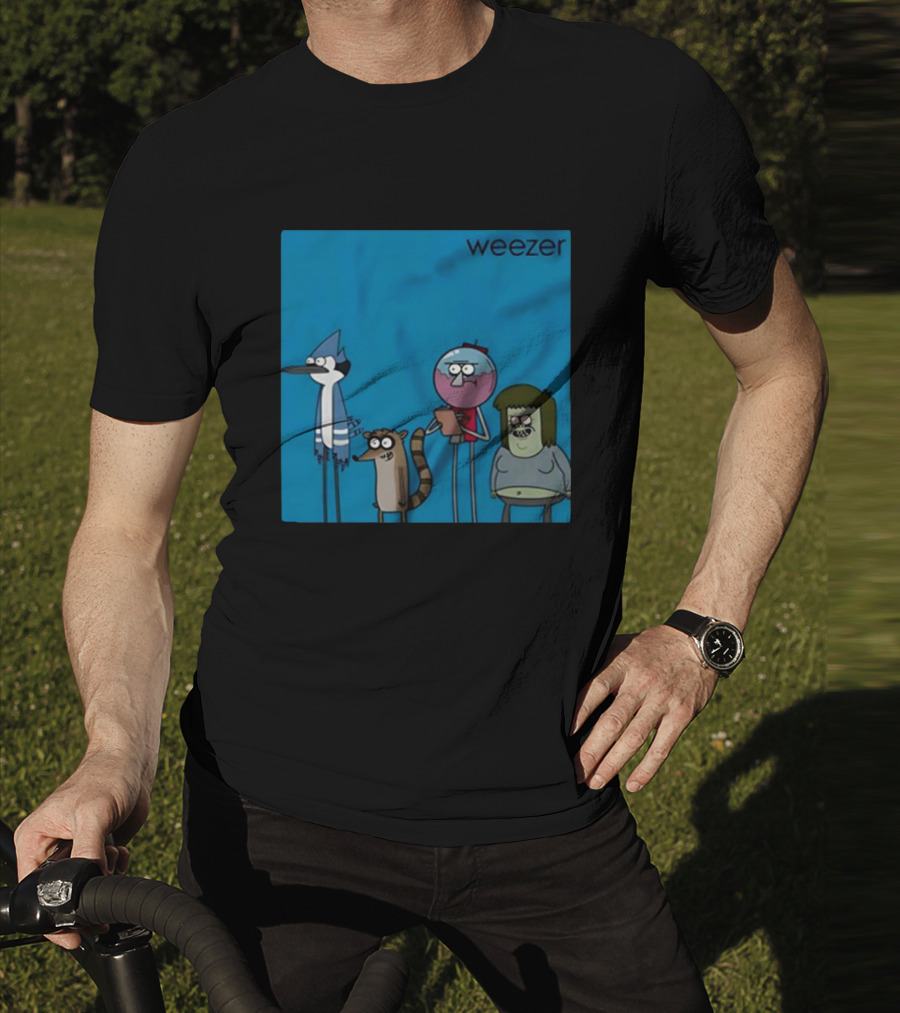 Weezer Mordecai And The Rigbys The Regular Show Vintage T-Shirt