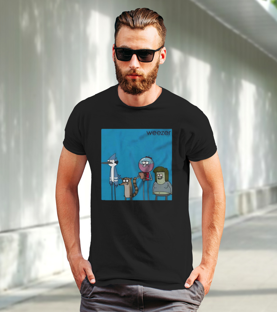Weezer Mordecai And The Rigbys The Regular Show Vintage T-Shirt