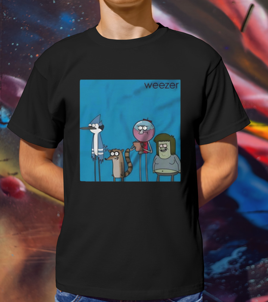Weezer Mordecai And The Rigbys The Regular Show Vintage T-Shirt