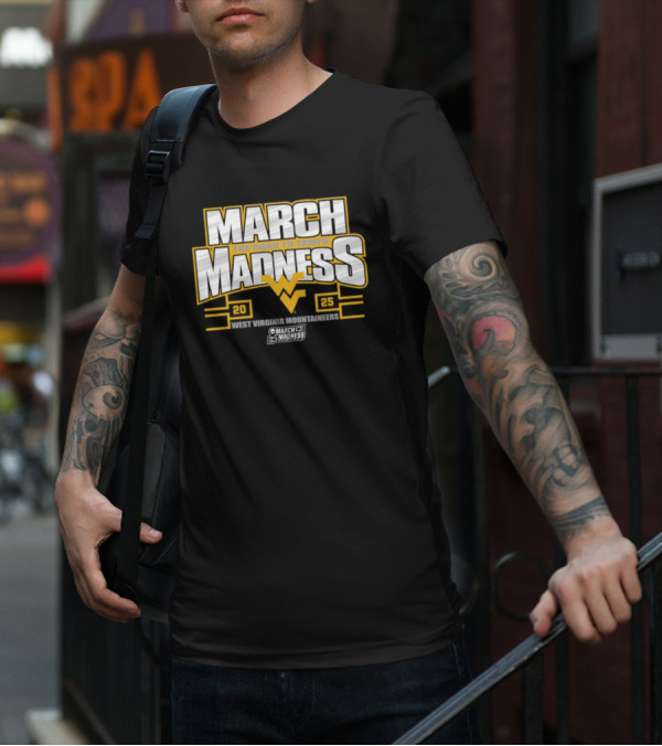 West Virginia Mountaineers 2025 NCAA March Madness The Road To Tampa T-Shirt
