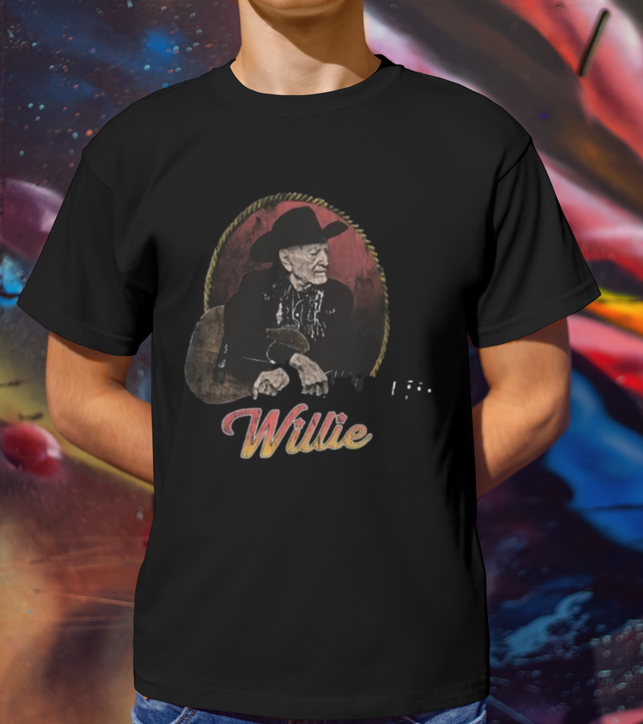 Willie Nelson 2025 Vintage Country Style T-Shirt