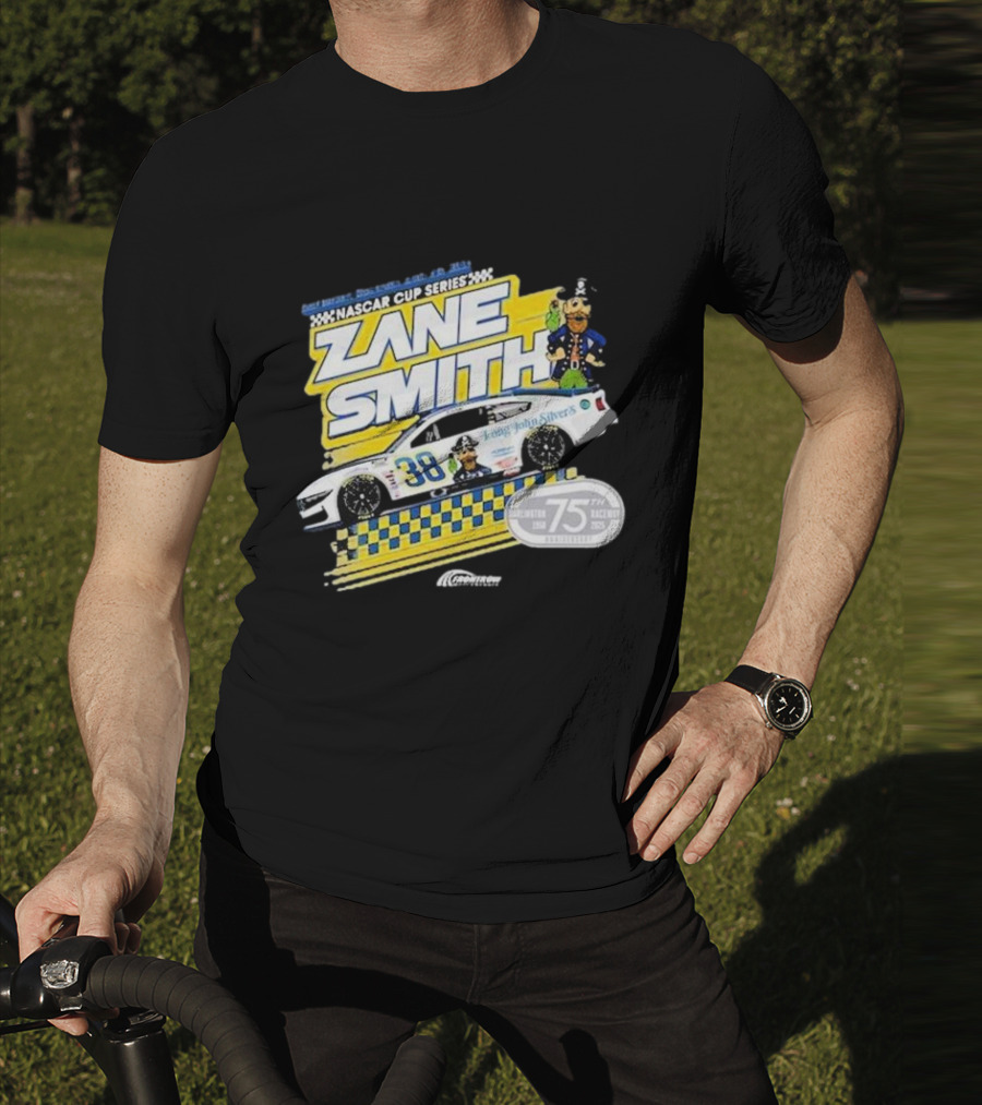 NASCAR Cup Series Zane Smith Long John Silver’s Car 75th Race 38 T-Shirt