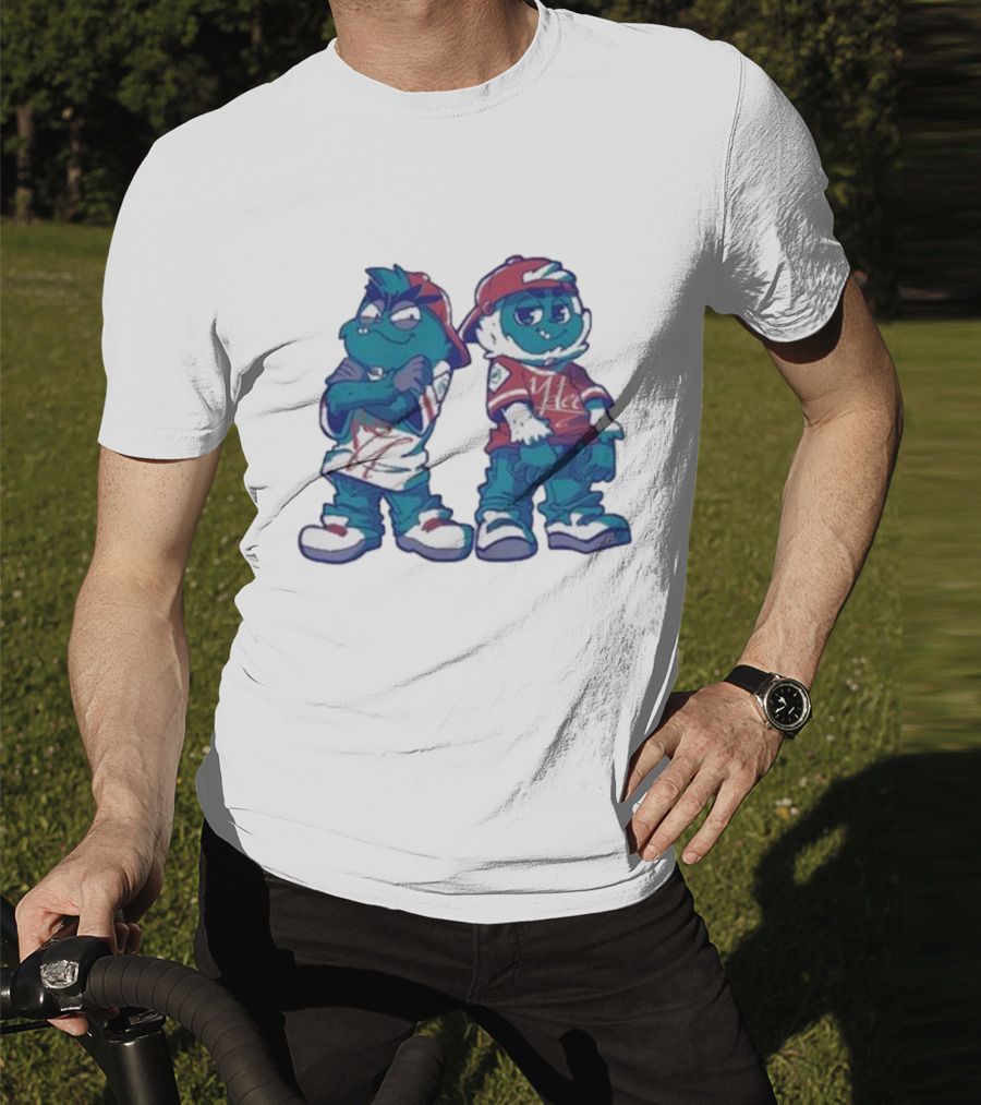 2 Kewl 4 School April Fools 2025 Hip Hop Cartoon Characters In Caps And Sneakers T-Shirt