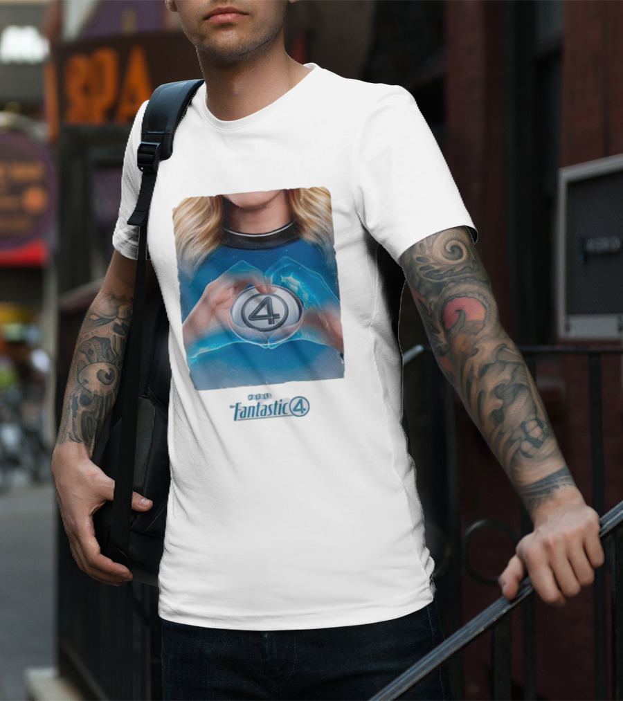 Invisible Woman Marvel Studios Fantastic 4 Emblem T-Shirt