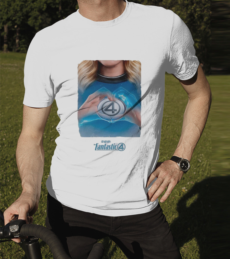 Invisible Woman Marvel Studios Fantastic 4 Emblem T-Shirt