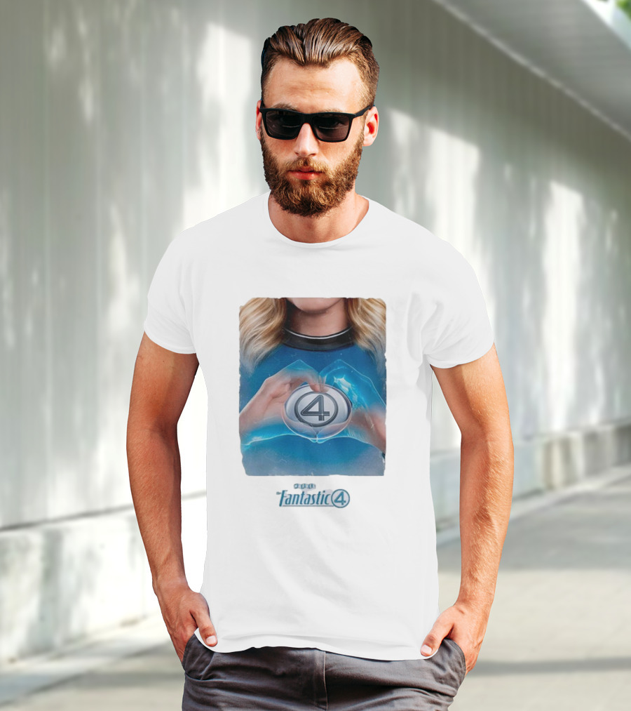 Invisible Woman Marvel Studios Fantastic 4 Emblem T-Shirt