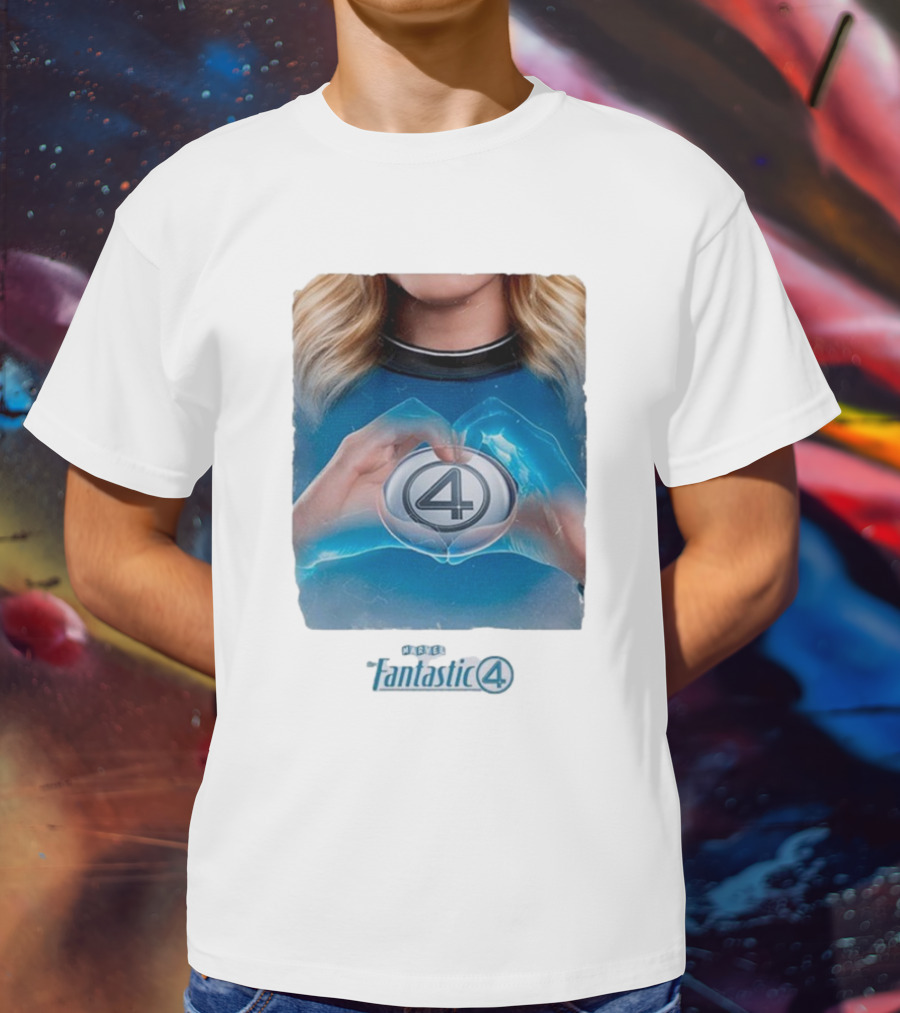 Invisible Woman Marvel Studios Fantastic 4 Emblem T-Shirt