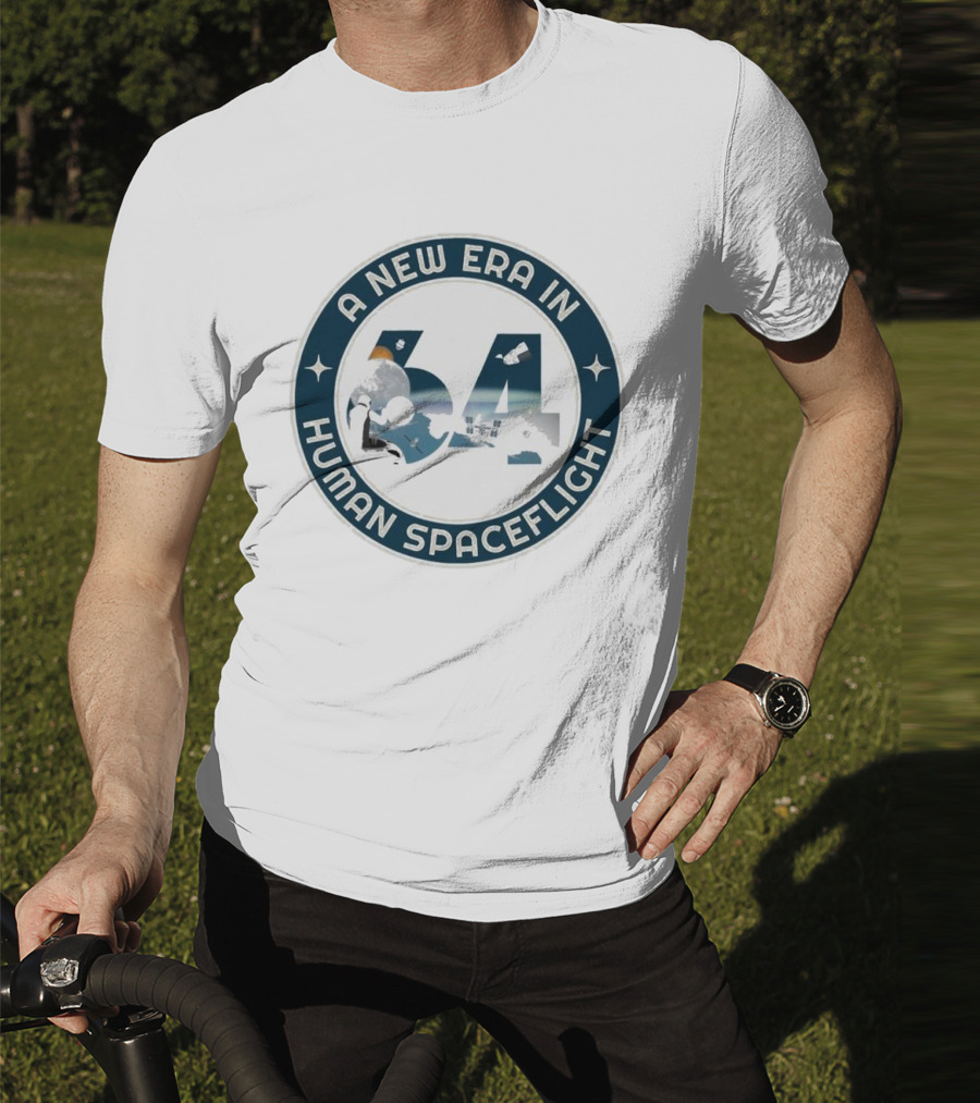 A New Era In Human Spaceflight 64 Astronaut Moon Exploration T-Shirt