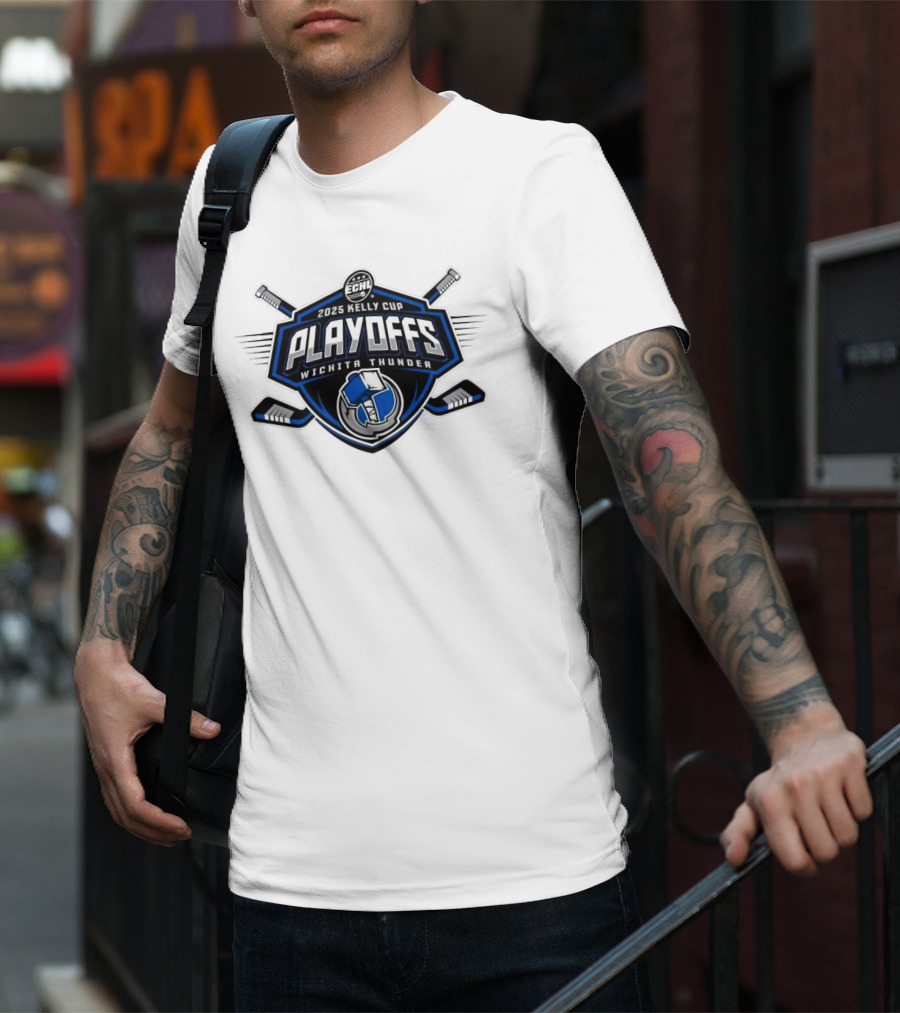 ECHL 2025 Kelly Cup Playoff Wichita Thunder T-Shirt