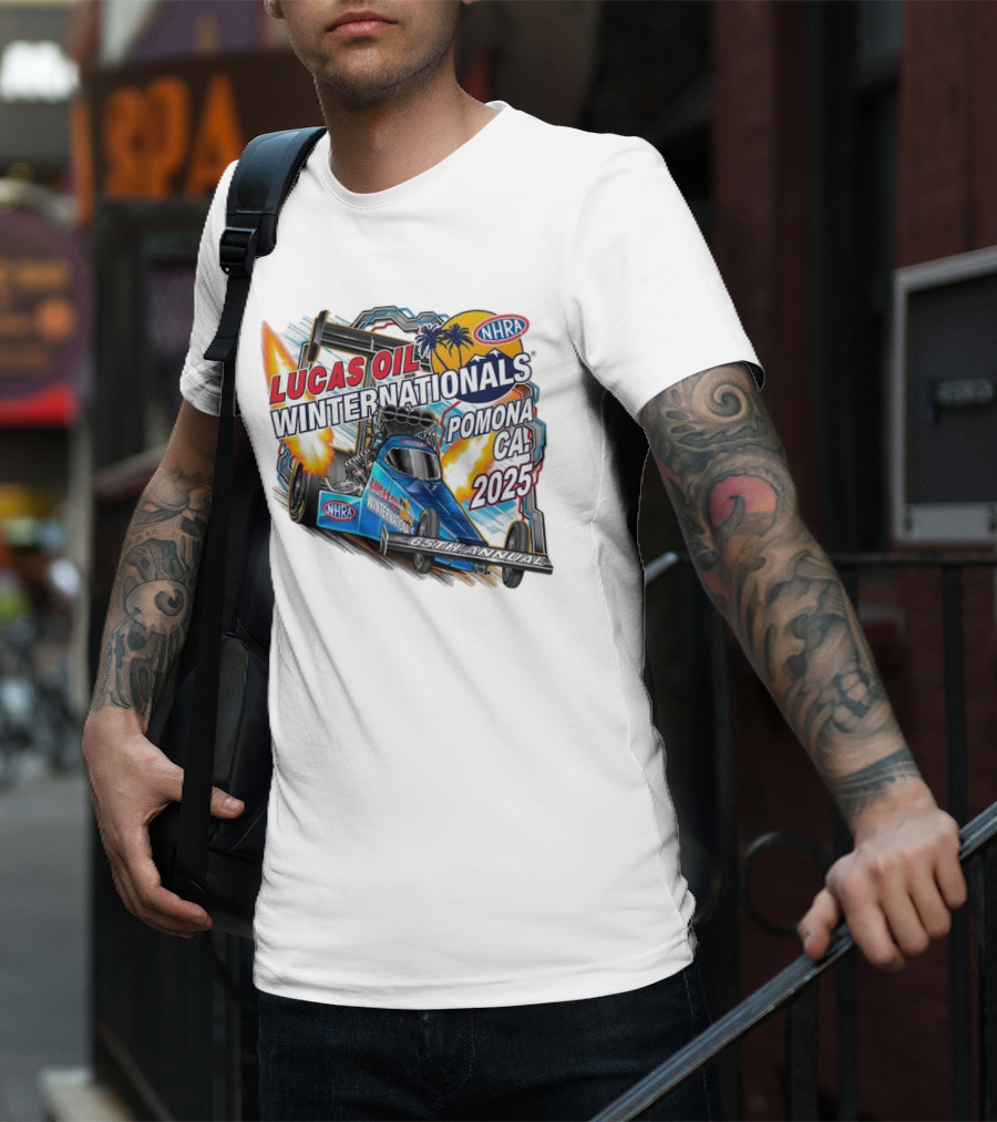 Lucas Oil NHRA Winternationals Pomona CA 2025 65th Annual T-Shirt