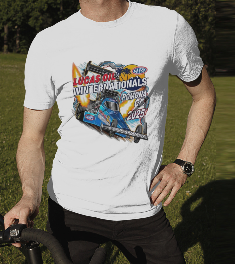 Lucas Oil NHRA Winternationals Pomona CA 2025 65th Annual T-Shirt