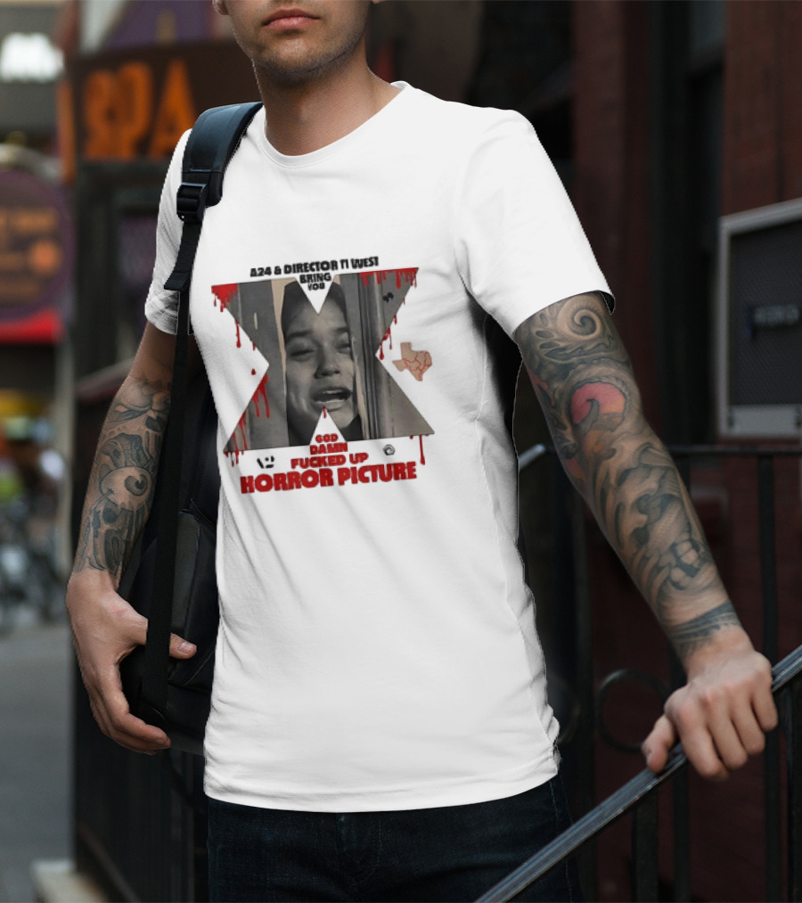 A24 Ti West Bring You The Scariest X Horror Picture T-Shirt