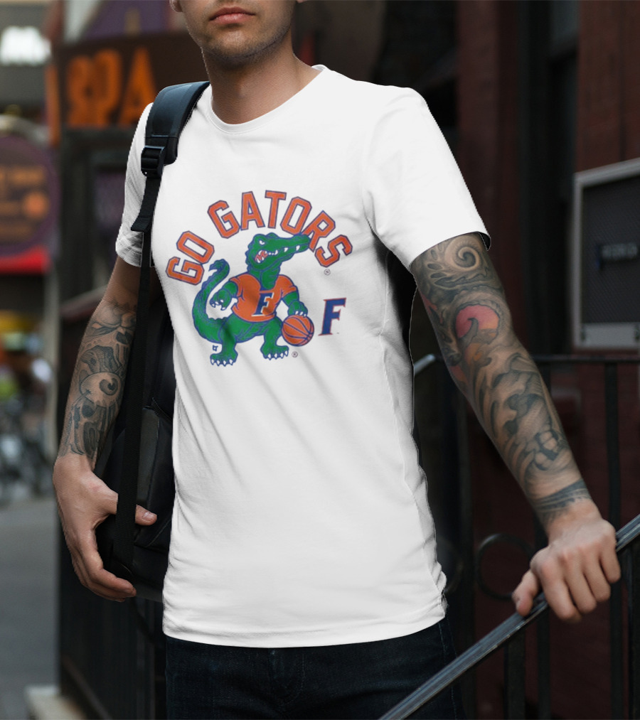Go Gators Florida Mascot F Basketball T-Shirt