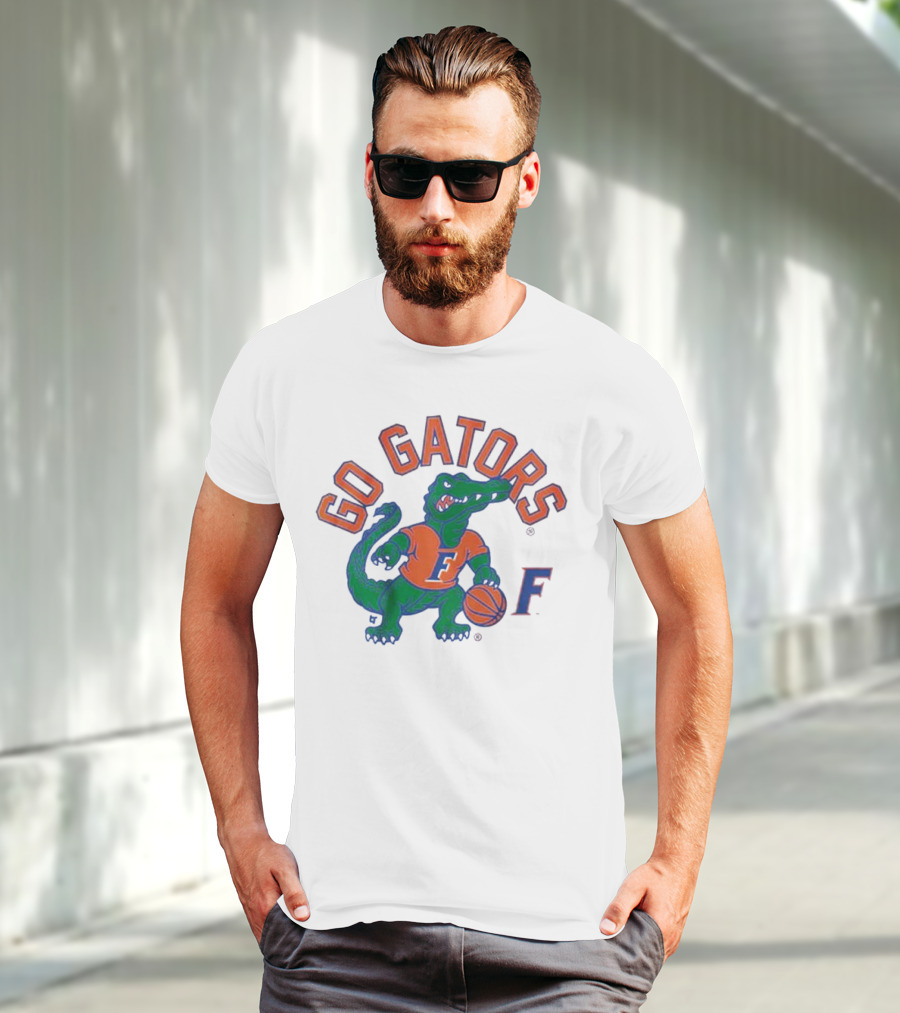 Go Gators Florida Mascot F Basketball T-Shirt