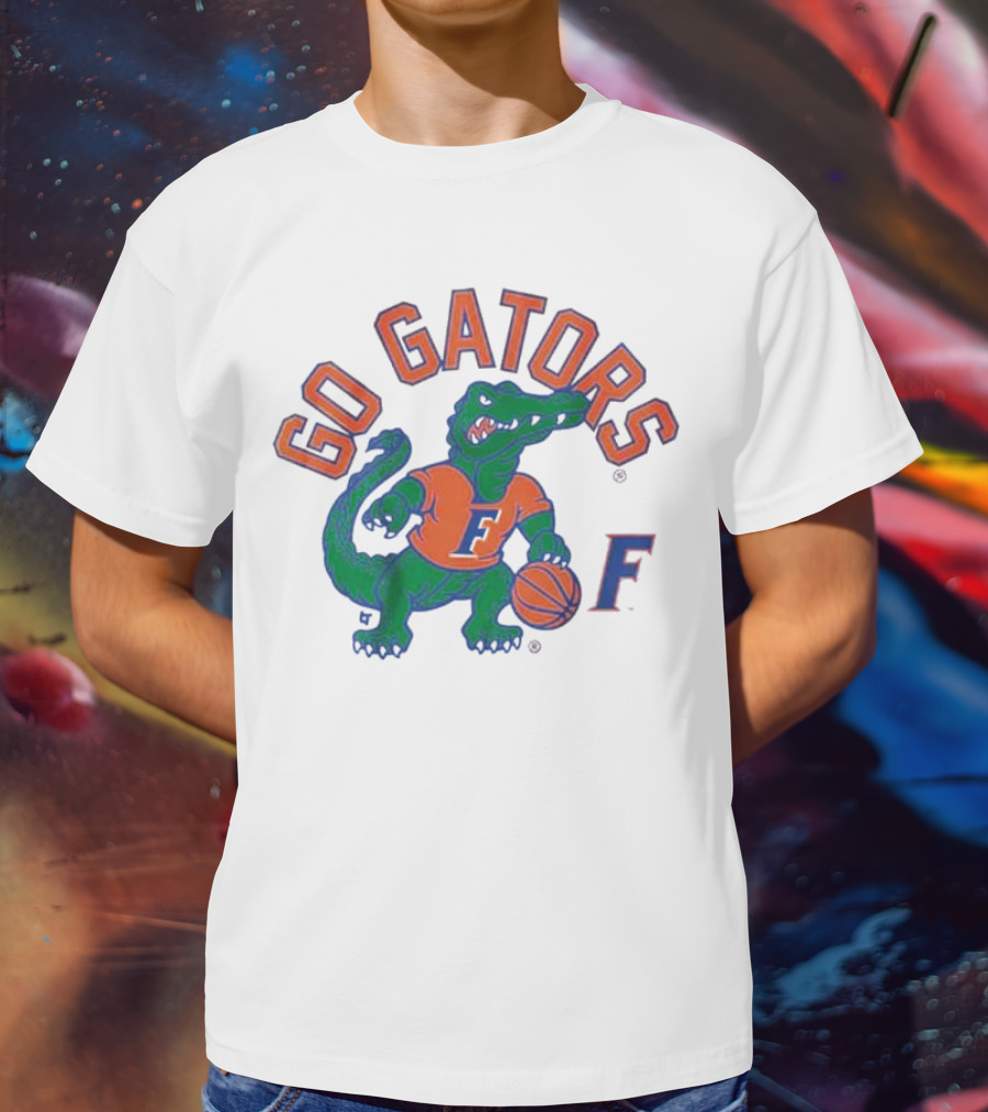 Go Gators Florida Mascot F Basketball T-Shirt