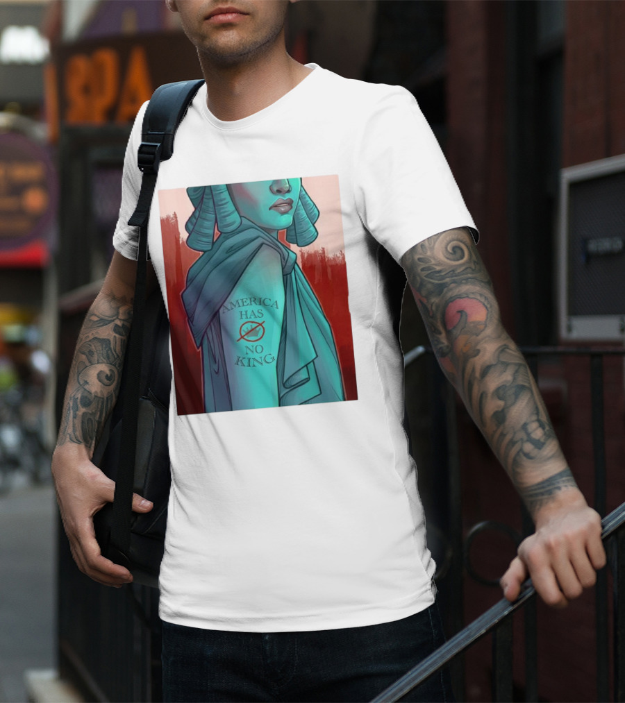 America Has No King Lady Liberty 2025 T-Shirt