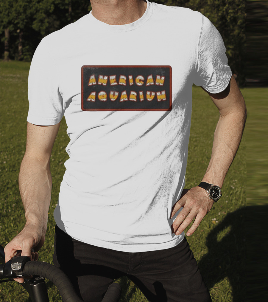 American Aquarium Vintage Aesthetic Letters T-Shirt