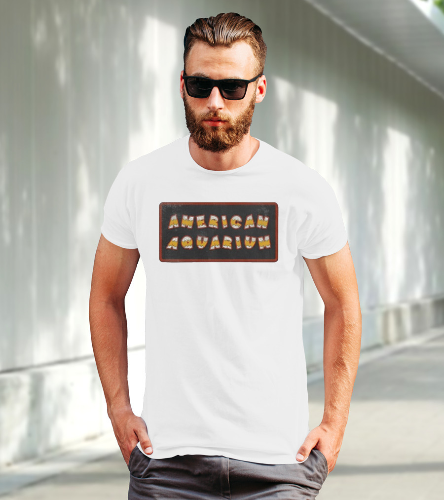 American Aquarium Vintage Aesthetic Letters T-Shirt