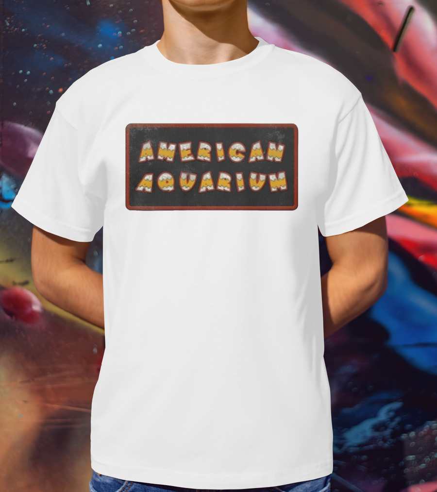 American Aquarium Vintage Aesthetic Letters T-Shirt