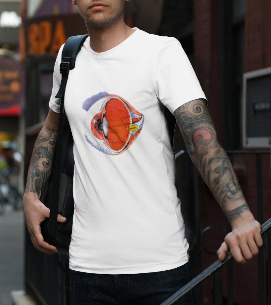 Anatomical Eye Ball Illustration 1991 T-Shirt