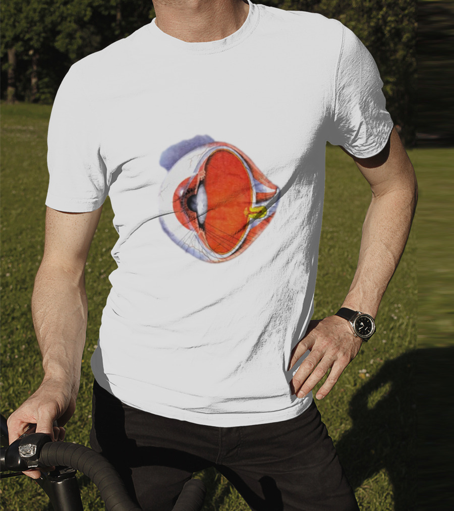 Anatomical Eye Ball Illustration 1991 T-Shirt