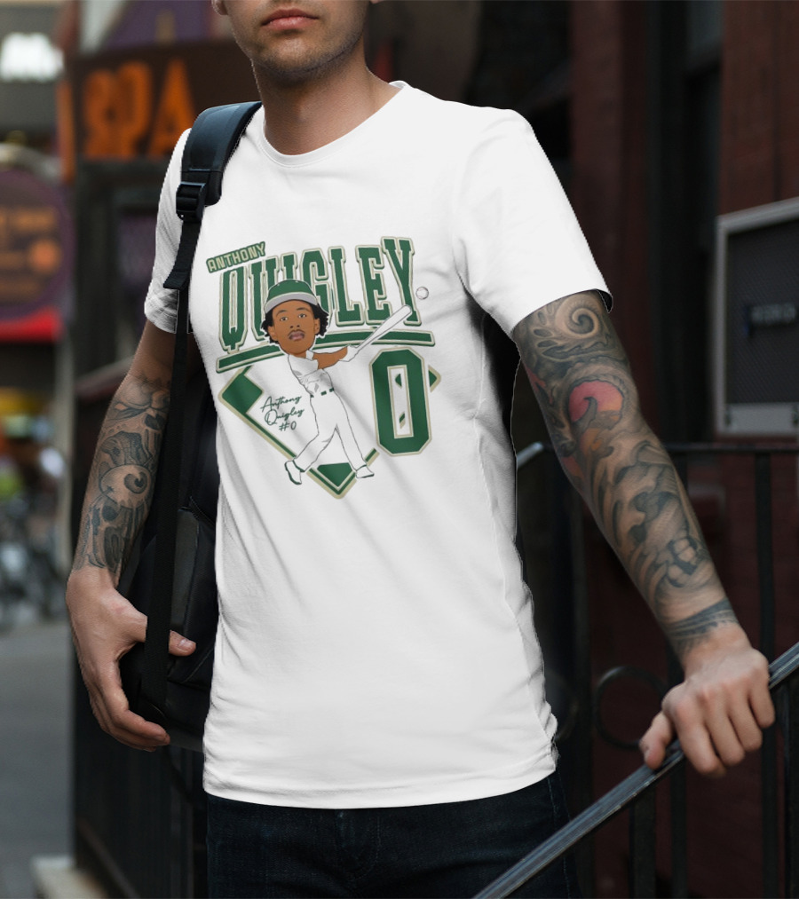 Anthony Quigley Baseball 2025 Player Illustration T-Shirt