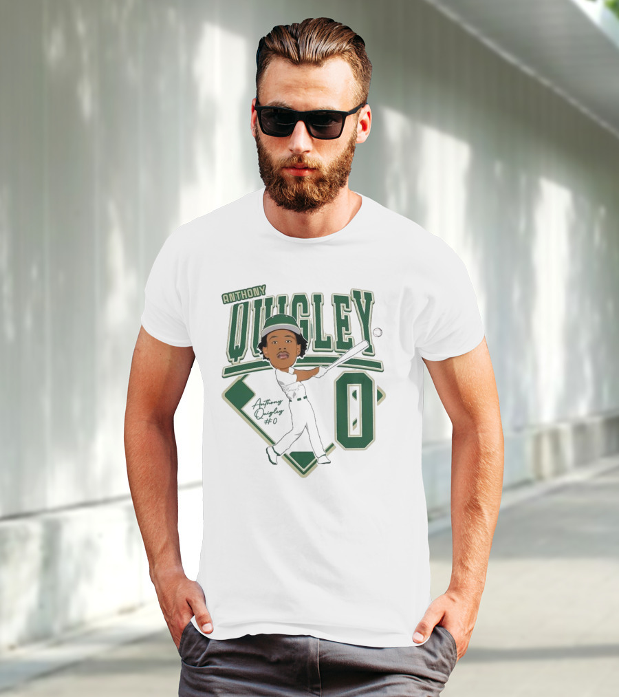 Anthony Quigley Baseball 2025 Player Illustration T-Shirt