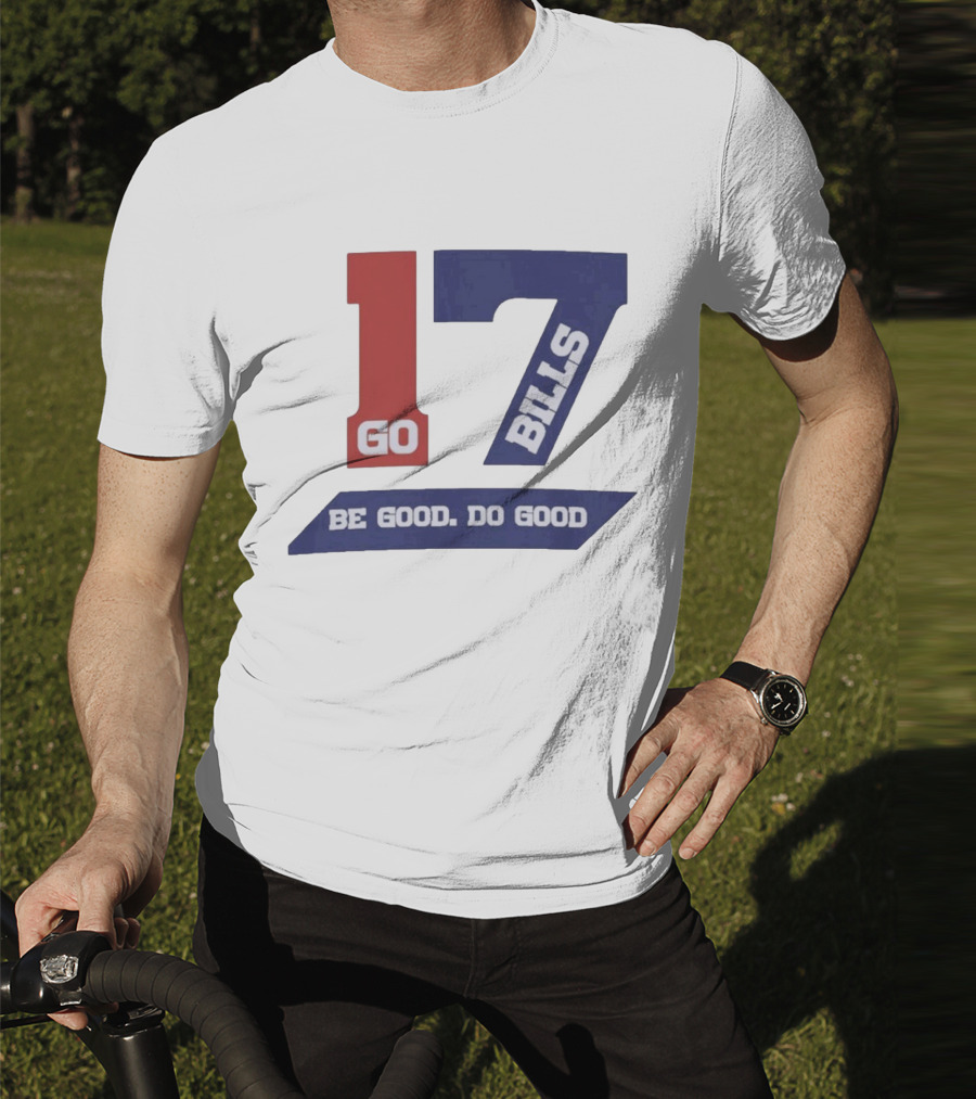 Awesome Josh Allen MVP Go Bills 17 Be Good Do Good God Bless T-Shirt