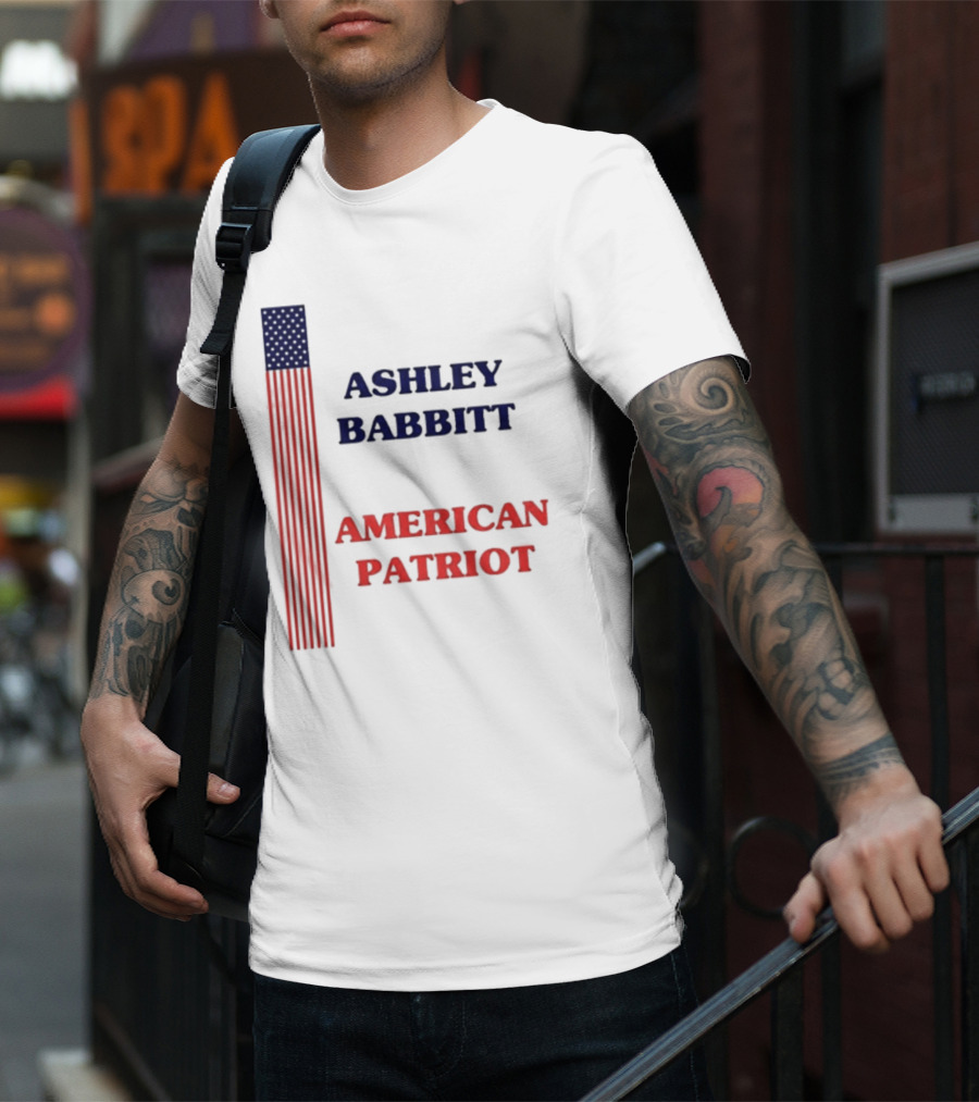 Ashley Babbitt American Patriot Flag Stripe Stars T-Shirt