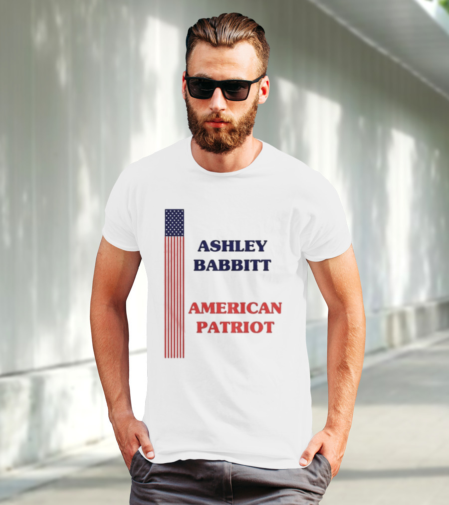 Ashley Babbitt American Patriot Flag Stripe Stars T-Shirt
