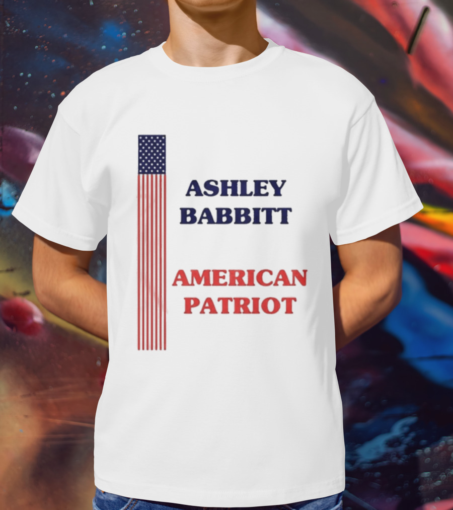 Ashley Babbitt American Patriot Flag Stripe Stars T-Shirt