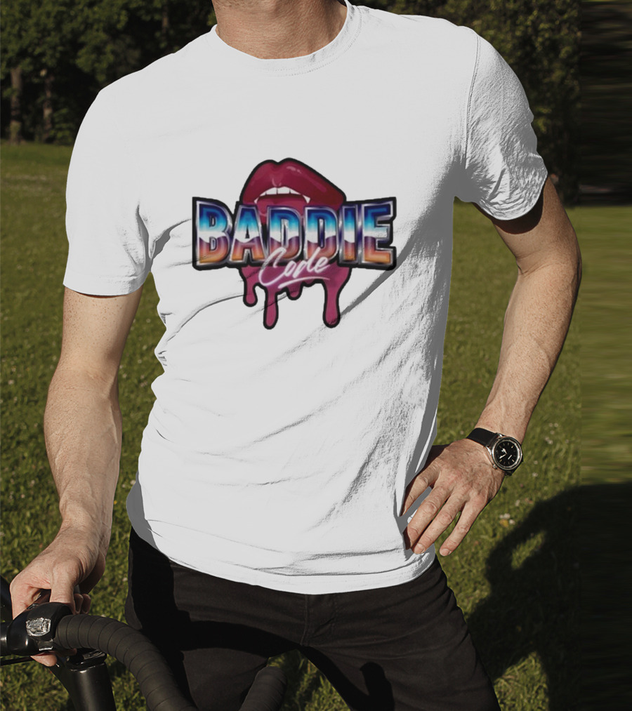 Baddie Code Dripping Lips Urban Style T-Shirt