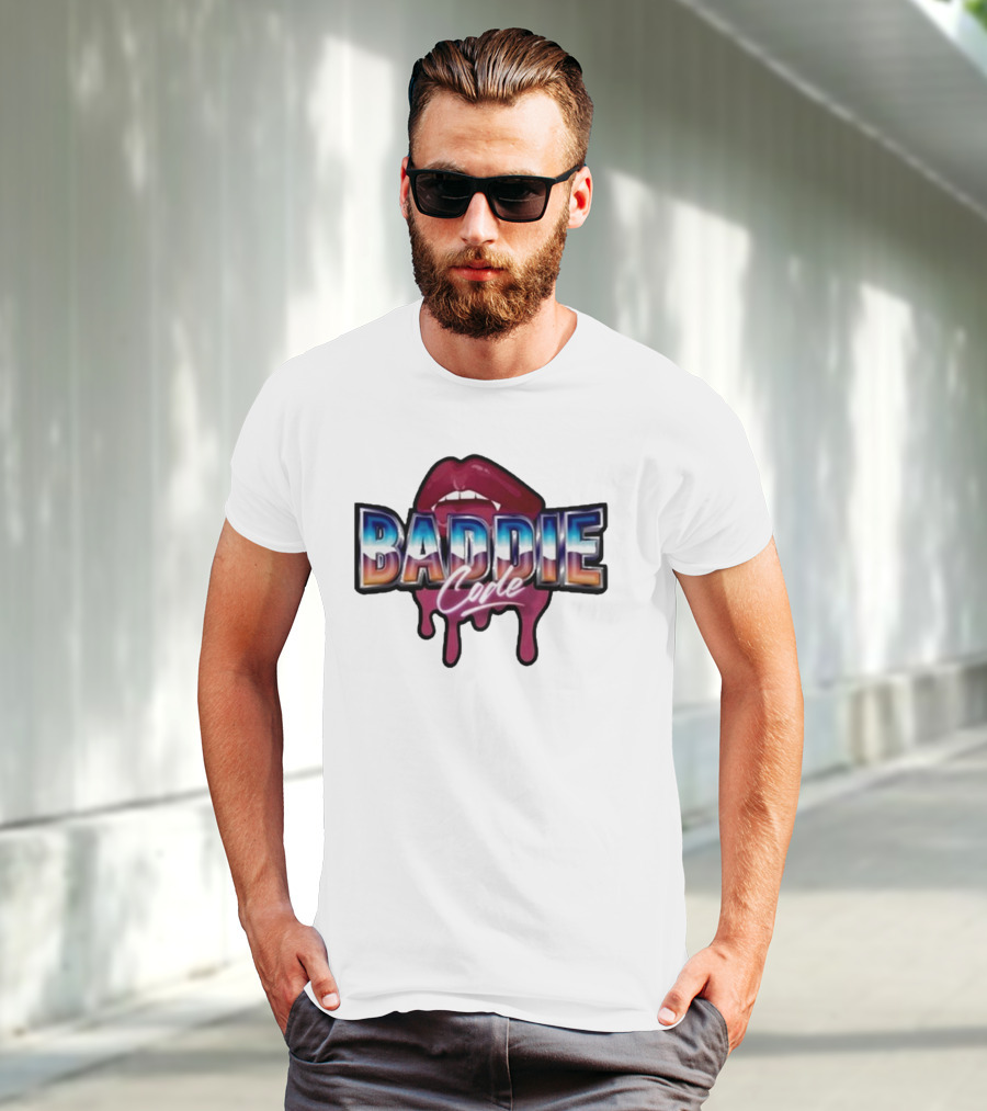 Baddie Code Dripping Lips Urban Style T-Shirt