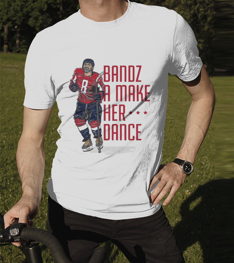 Bandz A Make Her Dance Ice Hockey 8 Stars T-Shirt
