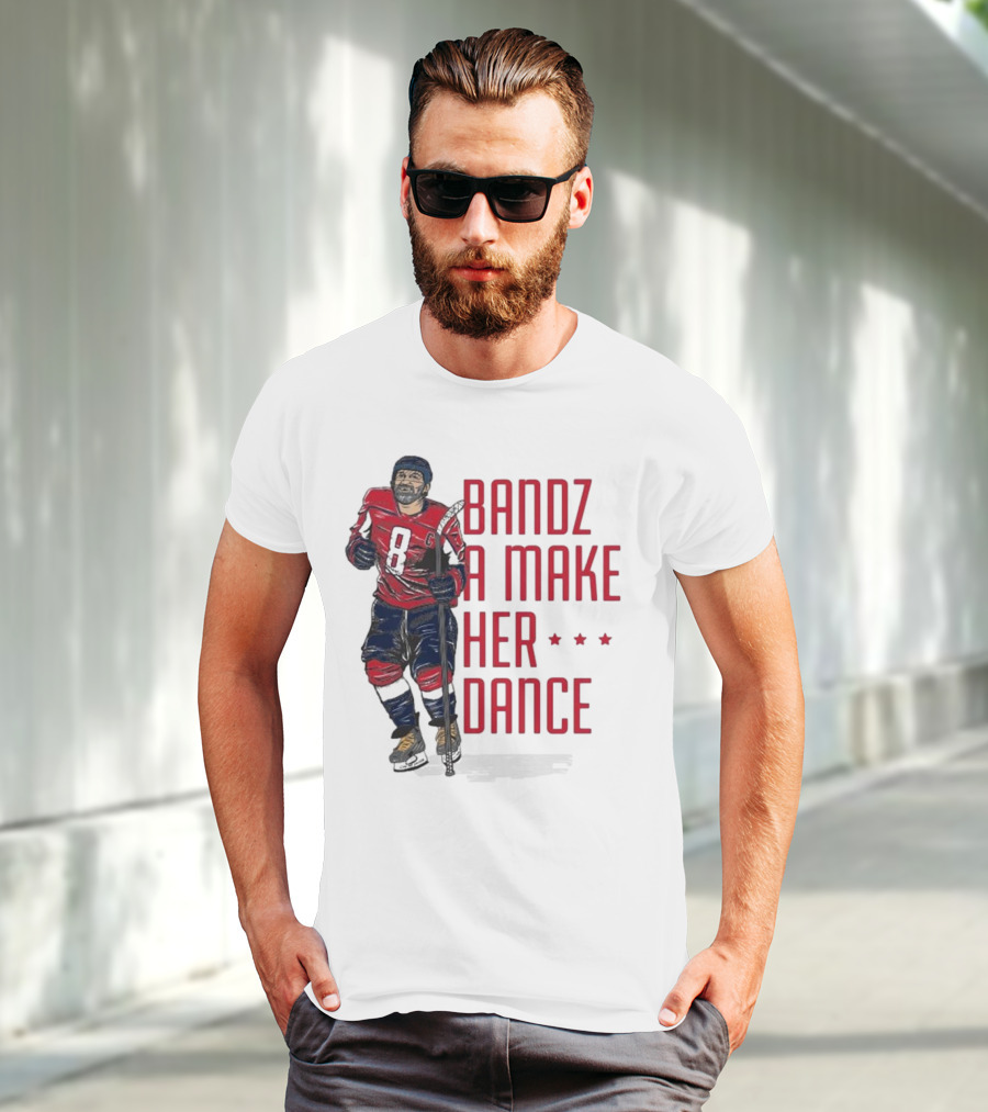 Bandz A Make Her Dance Ice Hockey 8 Stars T-Shirt