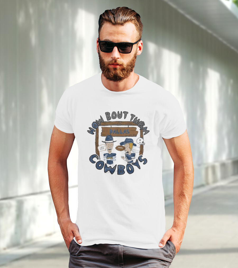 Beavis And Butt-Head Dallas Cowboys How Bout Them Cowboys T-Shirt