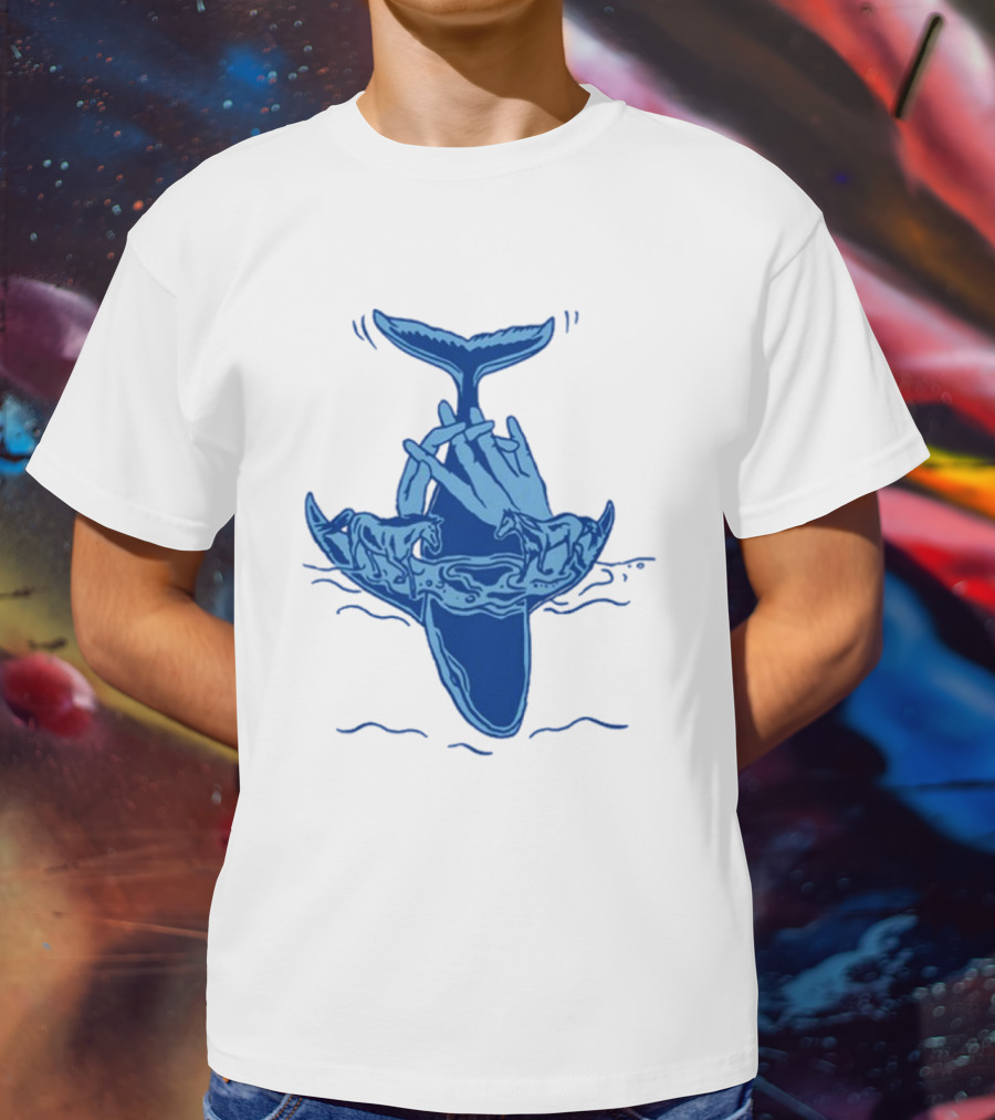 Billie Marten Whale With Hands And Horses T-Shirt