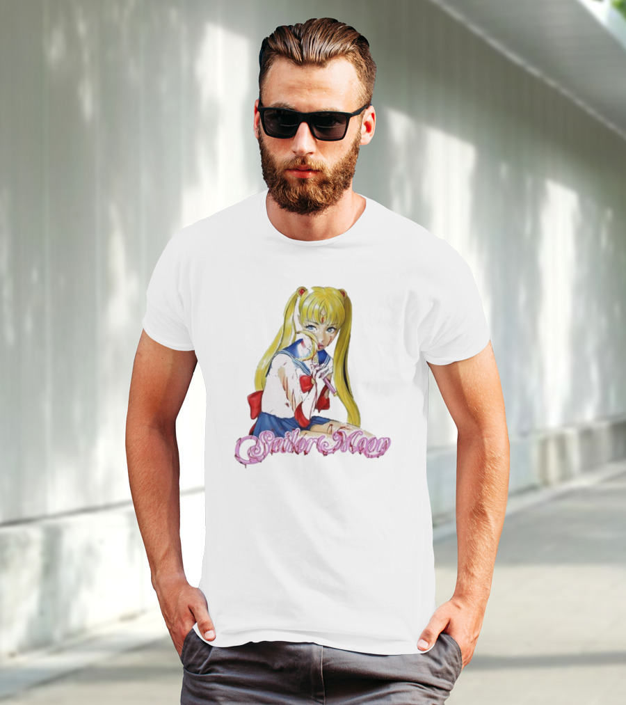 Bl00dina Sailor Moon Anime Mirror And Lipstick T-Shirt