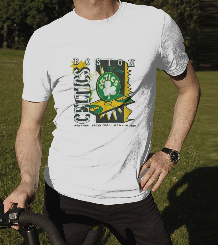 Boston Celtics EST 1946 Mitchell & Ness Youth Retro ’90s National Basketball Association T-Shirt
