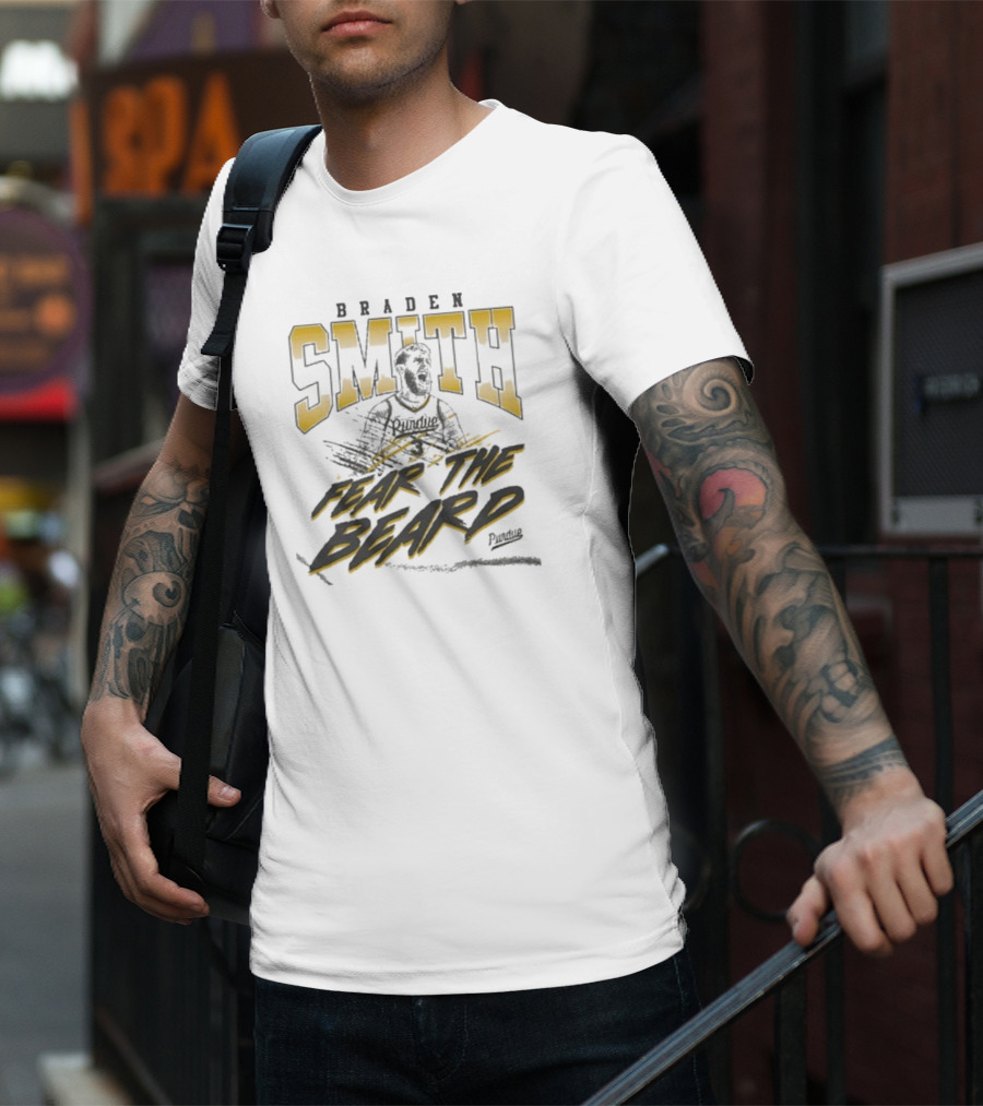 Braden Smith Fear The Beard Purdue Basketball T-Shirt
